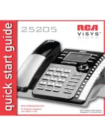 RCA ViSYS 25205 Quick Start Manual preview