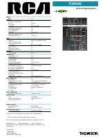 Preview for 2 page of RCA VPORT F36650 Brochure & Specs