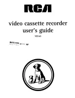 RCA VR342 User Manual preview