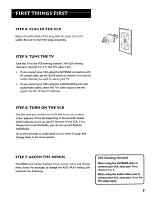 Preview for 7 page of RCA VR344 User Manual