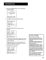 Preview for 29 page of RCA VR344 User Manual