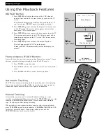 Предварительный просмотр 22 страницы RCA VR538 User Manual