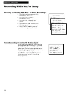 Предварительный просмотр 28 страницы RCA VR618HF User Manual