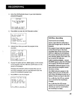 Preview for 35 page of RCA VR626HF User Manual