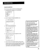 Предварительный просмотр 33 страницы RCA VR628HF User Manual