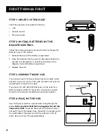 Preview for 6 page of RCA VR647HF User Manual