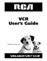 RCA VR648HF User Manual preview