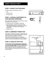 Preview for 6 page of RCA VR701 User Manual