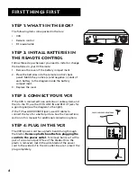 Preview for 6 page of RCA VR701HF User Manual