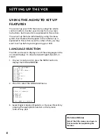 Preview for 10 page of RCA VR701HF User Manual