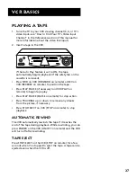 Preview for 29 page of RCA VR701HF User Manual