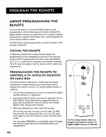 Preview for 42 page of RCA VR702HF User Manual