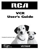 RCA VR706HF User Manual preview