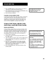 Preview for 41 page of RCA VRD120 User Manual