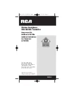 RCA WHP141 - WHP 141 - Headphones User Manual preview