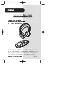 RCA WHR120 User Manual preview