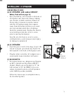 Предварительный просмотр 5 страницы RCA WSP200 User Manual