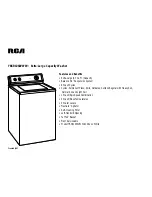 Preview for 2 page of RCA YBXR1060VWW Specification Sheet