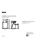 Preview for 1 page of RCA YVXR1040VWW Specification Sheet