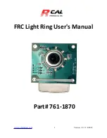 RCal Products 761-1870 User Manual preview