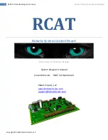 Preview for 1 page of RCAT RCAT-1A Revision A3 System Manual