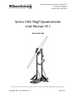 RCbenchmark 1780 Series User Manual предпросмотр