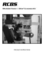 RCBS Dillon Conversion Kit Product Instructions preview