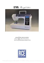 Предварительный просмотр 1 страницы RCE EVA Royal 8701 Operator'S Manual