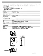 Preview for 4 page of RCF 310A MKIII Specifications