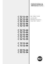 Preview for 1 page of RCF C 5212-66 Owner'S Manual