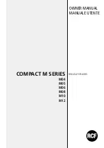 Preview for 1 page of RCF COMPACT M 08 Owner'S Manual