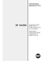 Предварительный просмотр 1 страницы RCF DP 1420EN User Manual