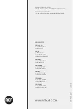 Preview for 44 page of RCF DXT 7000EN User Manual