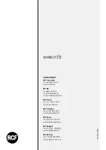 Предварительный просмотр 20 страницы RCF HDL18-AS Owner'S Manual