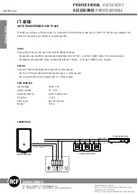 Preview for 2 page of RCF IT 4000 Manual