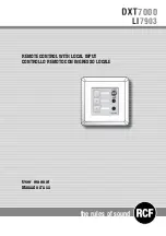 RCF LI 7903 User Manual preview