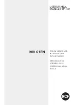 RCF MH 61EN User Manual предпросмотр