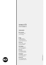 Preview for 8 page of RCF NX M12-A Owner'S Manual