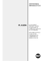 RCF PL 82EN User Manual предпросмотр