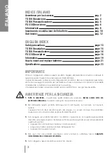 Предварительный просмотр 2 страницы RCF PX516 User Manual