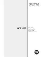 Preview for 1 page of RCF QPS 9600 Owner'S Manual