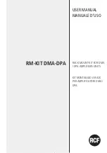 Preview for 1 page of RCF RM-KIT DMA-DPA User Manual