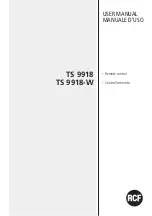 Preview for 1 page of RCF TS 9918 User Manual