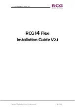 Preview for 2 page of RCG RCG i4 Flexi Installation Manual