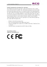 Preview for 4 page of RCG RCG i4 Flexi Installation Manual