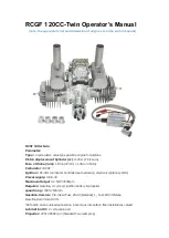 Preview for 1 page of RCGF 120CC-Twin Operator'S Manual