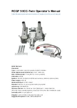 RCGF 50CC-Twin Operator'S Manual preview