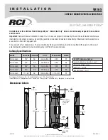 RCI VR165 Installation preview