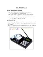 RCL RCL-T700 Manual preview