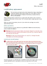 Preview for 1 page of RCO LockR Battery Replacement